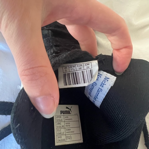 Vintage Puma Speecat OG Black Sneakers Size 7.5 Women's - Picture 5 of 5